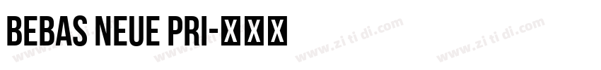 bebas neue pri字体转换
